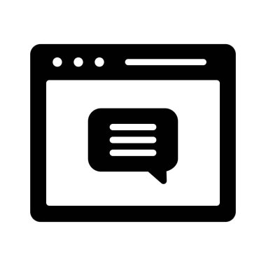 Çevrimiçi yorum, geri bildirim, gözden geçirme, web sitesi tamamen düzenlenebilir vektör simgeleri