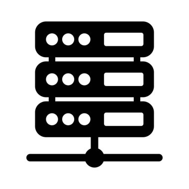 Sunucu, çevrimiçi sunucu, sunucu ağı, tamamen düzenlenebilir vektör simgelerine ev sahipliği yapıyor