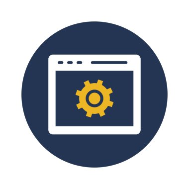 Seo geliştirme, geliştirme, seo, tamamen düzenlenebilir vektör simgeleri ayarlanıyor