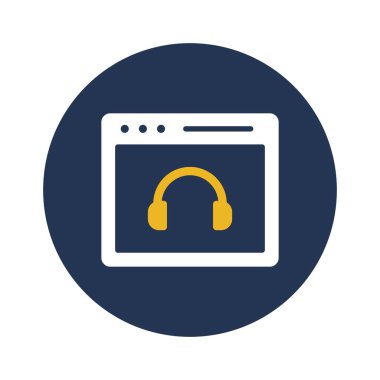 Çevrimiçi müzik, müzik, çevrimiçi, çevrimiçi çalma listesi tamamen düzenlenebilir vektör simgeleri