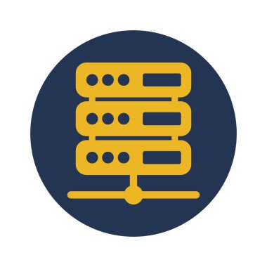 Sunucu, çevrimiçi sunucu, sunucu ağı, tamamen düzenlenebilir vektör simgelerine ev sahipliği yapıyor