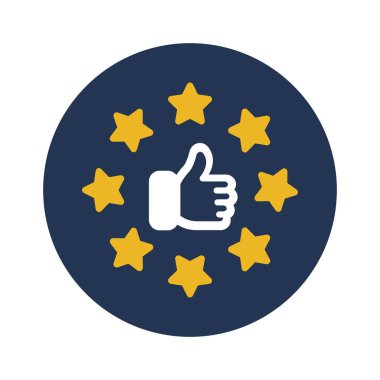 Geri bildirim, değerlendirme, gözden geçirme, tamamen düzenlenebilir vektör simgeleri gibi