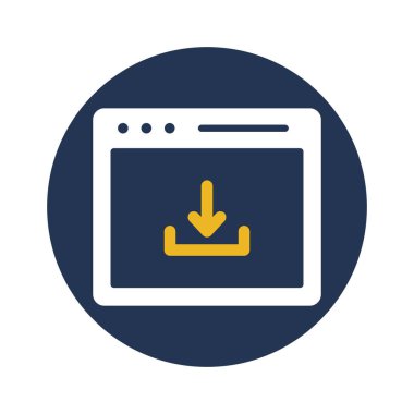 İndirme, web sitesi, yükleme, ok tam olarak düzenlenebilir vektör simgeleri