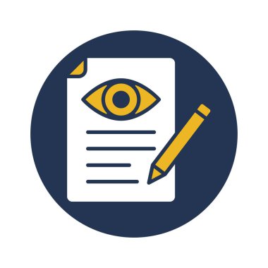 Reklam raporu, etki raporu, pazarlama, tamamen düzenlenebilir vektör simgeleri