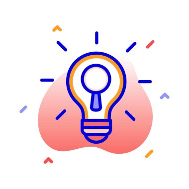 Seo çözümü, fikir, seo, arama çözümü tamamen düzenlenebilir vektör simgeleri