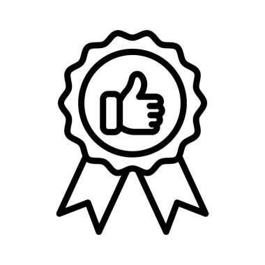 Birinci kalite, ödül, başarı, kazanan tamamen düzenlenebilir vektör simgeleri