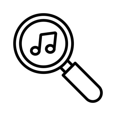 Müzik araması, müzik, arama, ses tamamen düzenlenebilir vektör simgeleri