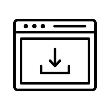 İndirme, web sitesi, yükleme, ok tam olarak düzenlenebilir vektör simgeleri