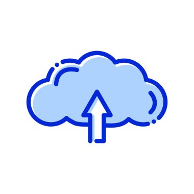 Bulut, hava, ok, tamamen düzenlenebilir vektör simgesi