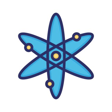 Güneş sistemi, astronomi, boşluk tamamen düzenlenebilir vektör simgesi