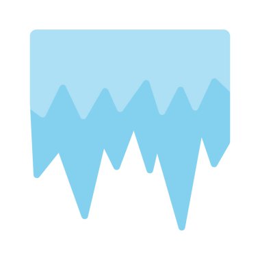 Su, su akışı, buz, felaket tamamen düzenlenebilir vektör simgesi