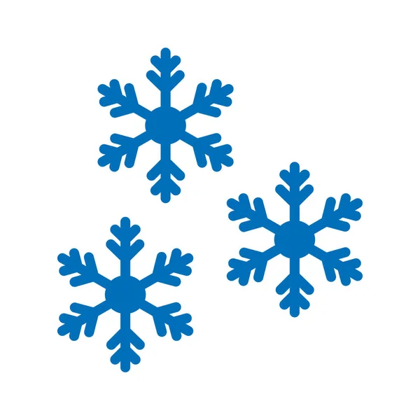 Χιόνι Νιφάδα Χιονιού Χειμώνας Παγετός Πλήρως Επεξεργάσιμο Διανυσματικό Εικονίδιο — Διανυσματικό Αρχείο