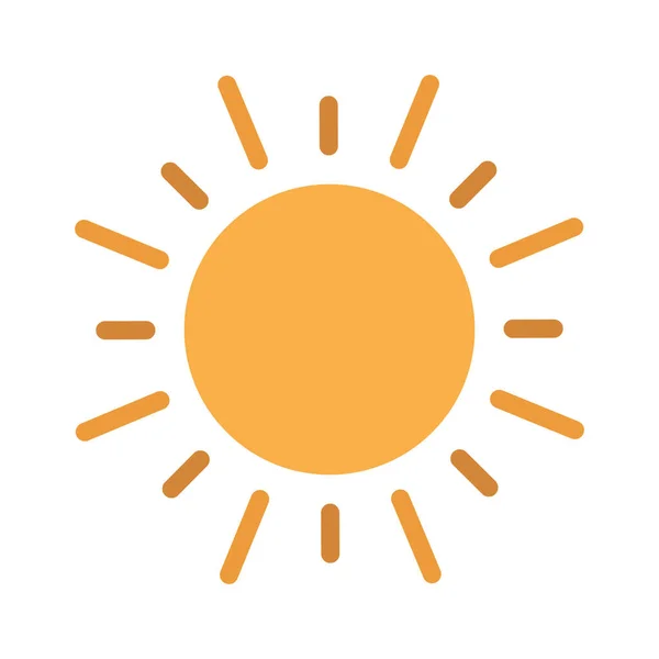 Сонце День Сяйво Літо Повністю Змінений Вектор Значок — стоковий вектор