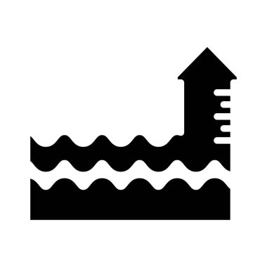 Rising Sea Level Free Vector Eps Cdr Ai Svg Vector Illustration Graphic Art