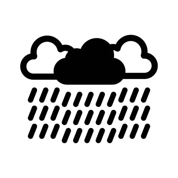 Rain, clouds, weather, raining fully editable vector icon