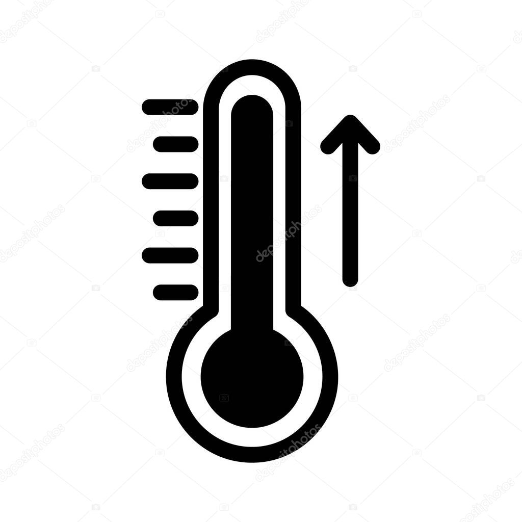 Temperature, forecast, weather, thermometer  fully editable vector icon