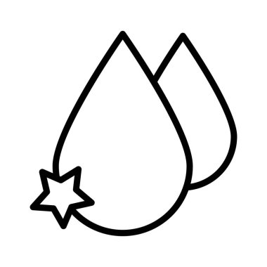 Yağmur, damla, hava, su tamamen düzenlenebilir vektör simgesi