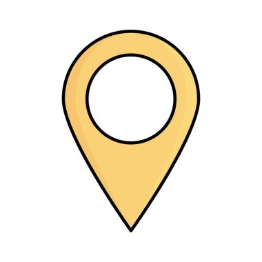 Gps Yarı Glyph biçim vektör simgesi kolayca düzenleyebilir ya da değiştirebilir