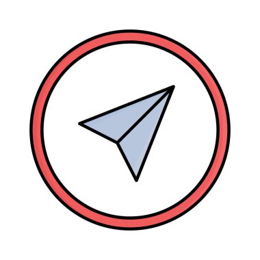 Ok konumu Yarı Glyph biçim vektör simgesi kolayca düzenlenebilir veya değiştirilebilir