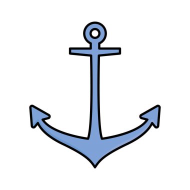 Çapa Yarı Glyph biçim vektör simgesi kolayca düzenlenebilir ya da değiştirilebilir