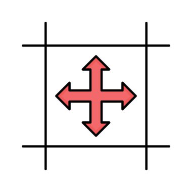 Crosshair Yarı Glyph biçim vektör simgesi kolayca düzenleyebilir ya da değiştirebilir