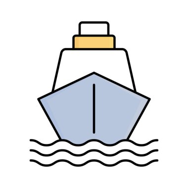  Tekne Yarı Glyph biçim vektör simgesi kolayca değiştirilebilir veya düzenlenebilir