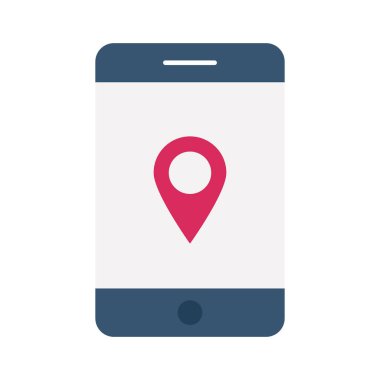 Gps aygıtı Yarı Glyph biçim vektör simgesi kolayca düzenleyebilir ya da değiştirebilir