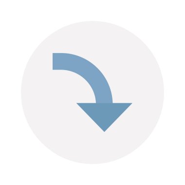 Kolayca düzenleyebilen ve düzenleyebilen Ok Yarı Glyph biçim vektör simgesi