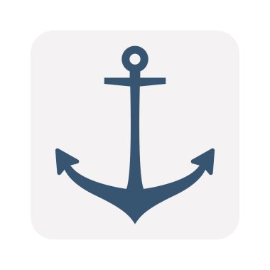 Çapa Yarı Glyph biçim vektör simgesi kolayca düzenlenebilir ya da değiştirilebilir