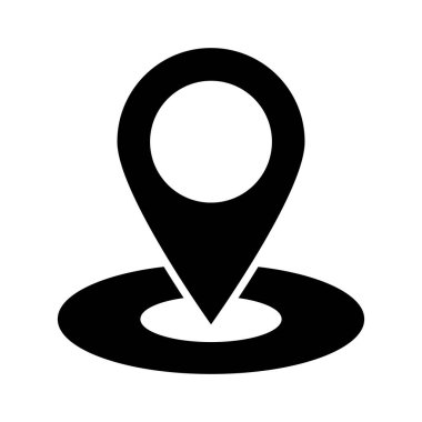 Gps Yarı Glyph biçim vektör simgesi kolayca düzenleyebilir ya da değiştirebilir