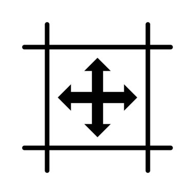 Crosshair Yarı Glyph biçim vektör simgesi kolayca düzenleyebilir ya da değiştirebilir