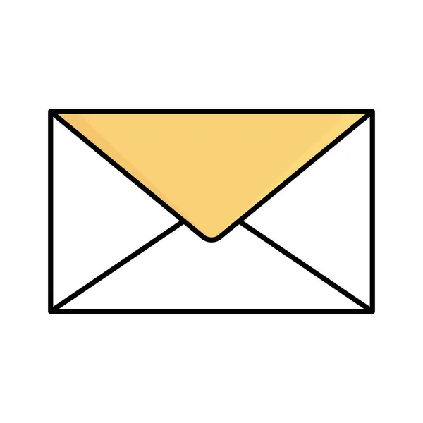 Email Half Glyph Style Wektor Ikona Które Mogą Łatwo Modyfikować — Wektor stockowy