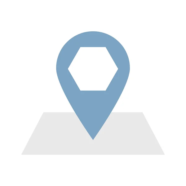 Gps Mitad Glyph Style Icono Vector Que Puede Modificar Editar — Vector de stock