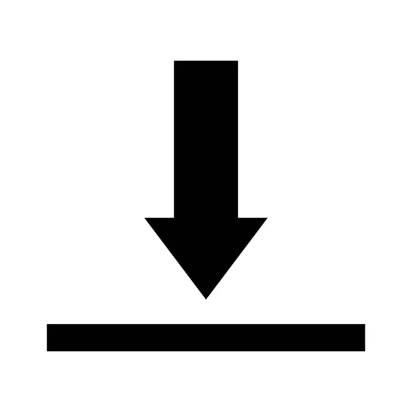Εικονίδιο Διανύσματος Arrow Half Glyph Style Που Μπορεί Εύκολα Τροποποιήσει — Διανυσματικό Αρχείο