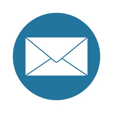 E- posta Glyph Arkaplan vektör simgesi Kolayca düzenleyebilen veya düzenleyebilen