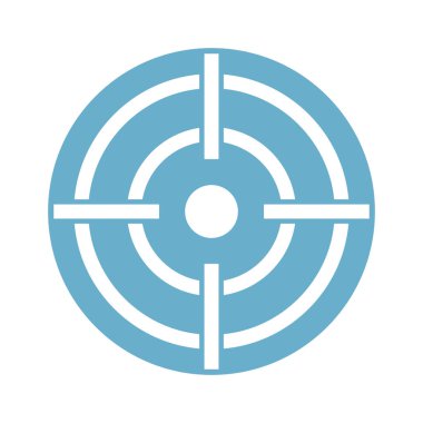 Crosshair Glyph Arkaplan vektör simgesi kolayca düzenleyebilir ya da değiştirebilir