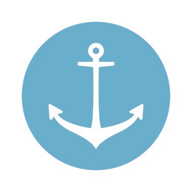 Anchor Glyph Arkaplan vektör simgesi kolayca düzenleyebilir ya da değiştirebilir