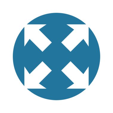 Arkaplan vektör simgesini kolayca düzenleyebilen veya düzenleyebilen ok tuşları