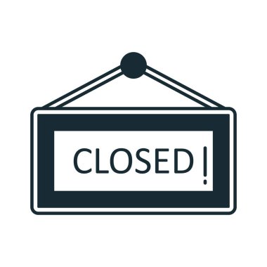 Kolayca değiştirilebilen ya da düzenlenebilen Kapalı Yarı Glyph vektör simgesi