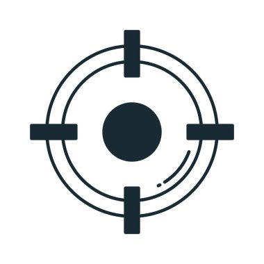 Kamera odaklı Yarı Glyph vektör simgesi kolayca düzenleyebilir ya da değiştirebilir