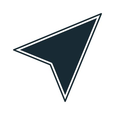 Dart Yarı Glyph vektör simgesi. Kolayca değiştirebilir ya da düzenleyebilir.