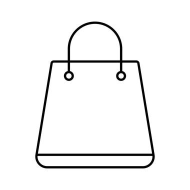 Kolayca düzenleyebilen ya da düzenleyebilen Yarım Torba Şekil vektör simgesi