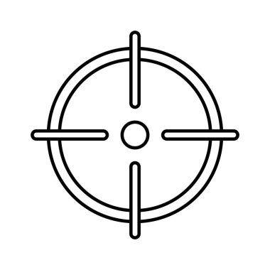 Crosshair Satır vektör simgesi kolayca düzenleyebilir ya da değiştirebilir