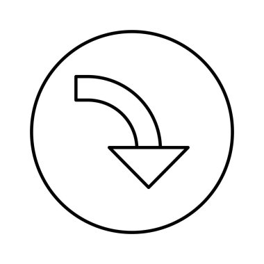 Kolayca düzenleyebilen ve düzenleyebilen Ok Satırı vektör simgesi