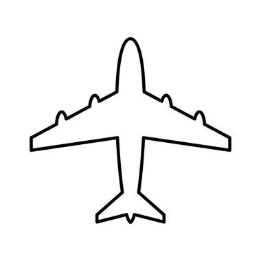 Uçak Çizgisi vektör simgesi kolayca değiştirilebilir ya da düzenlenebilir