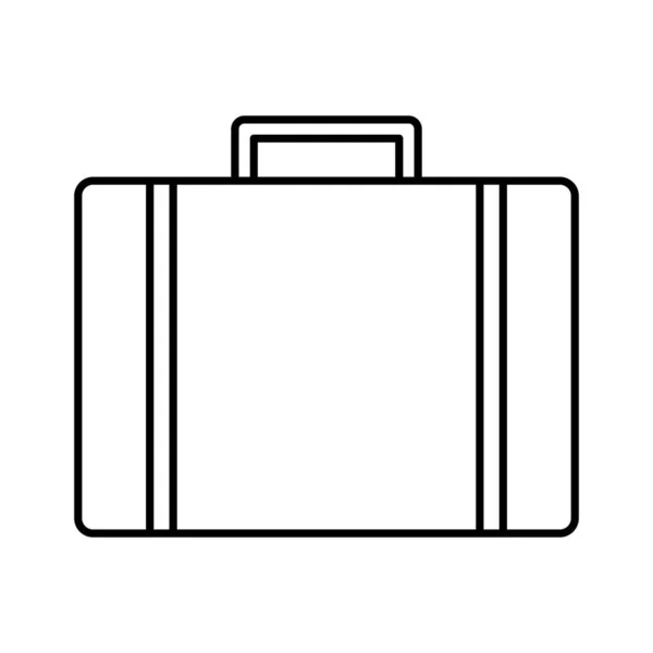 Briefcase Line Vector Icon Which Can Easily Modify Edit — Stock Vector