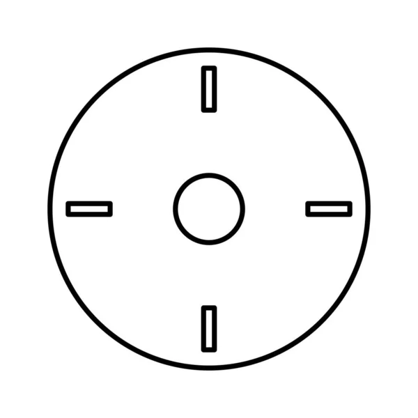 Icône Vectorielle Compass Line Qui Peut Facilement Modifier Modifier — Image vectorielle