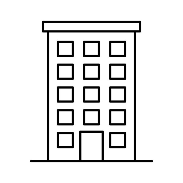 Building Line vector icon which can easily modify or edit