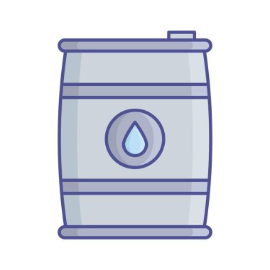 Yağ varili Vektör Simgesini kolaylıkla düzenleyebilen ya da düzenleyebilen