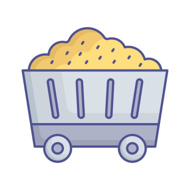 Kolayca düzenleyebilen Kömür Vektör Simgesini Doldur